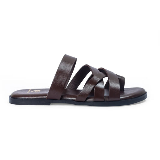 Gladiator Slippers (BROWN)