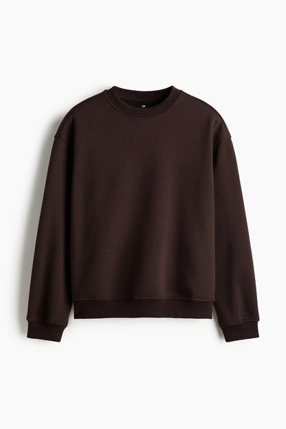 Loose Fit Sweatshirt ( Brown )