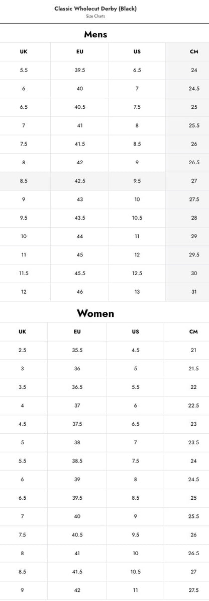 Classic Wholecut Derby (Brown)