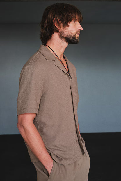 Regular Fit Jersey resort shirt