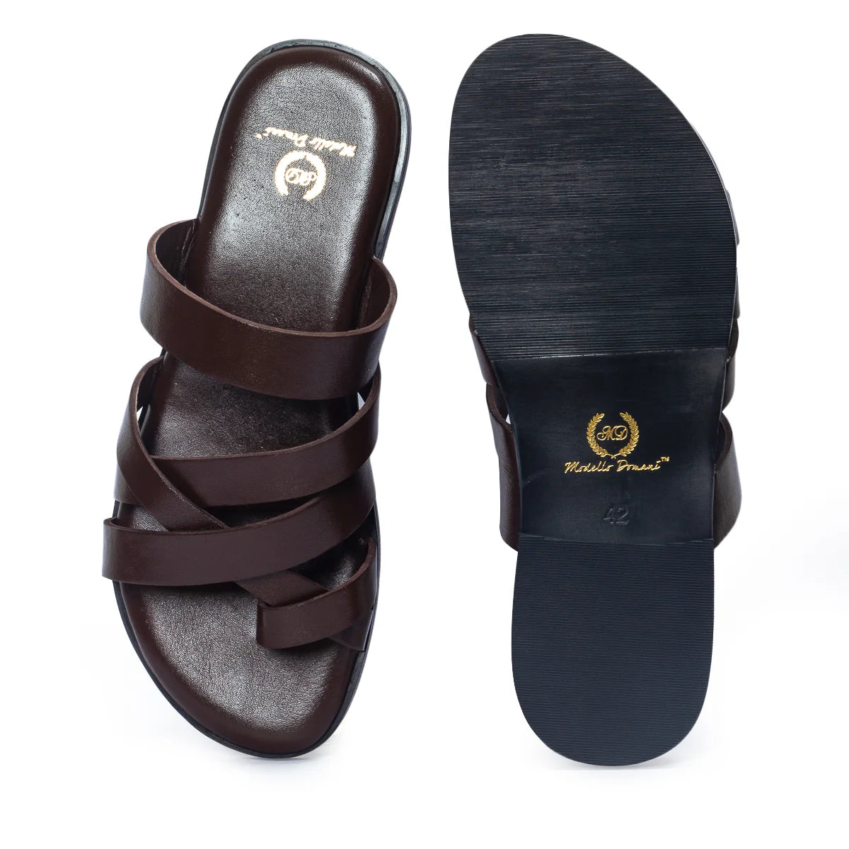 Gladiator Slippers (BROWN)