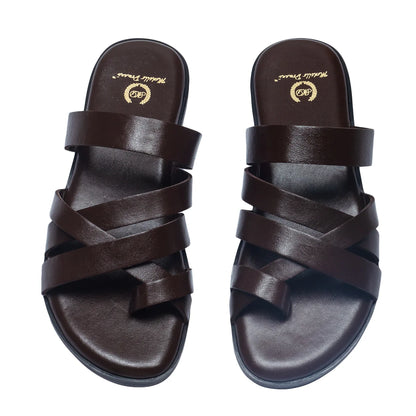 Gladiator Slippers (BROWN)