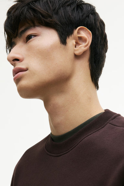 Loose Fit Sweatshirt ( Brown )