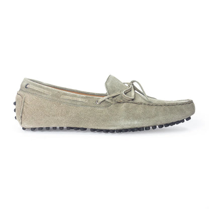 Gommino Suede Bow Loafers (Rust Antique Grey - Limited Edition)