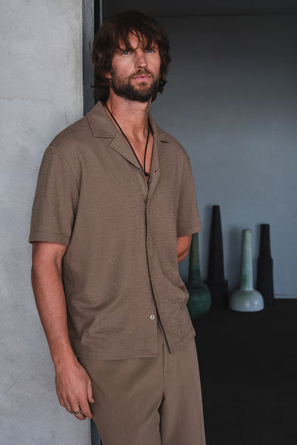 Regular Fit Jersey resort shirt