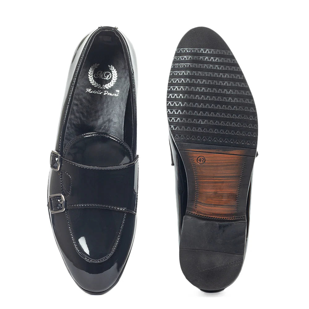 Low Cut Monks (Patent Black)