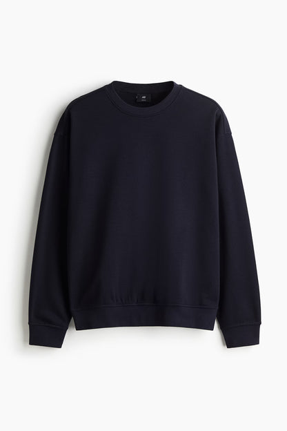 Loose Fit Sweatshirt ( Dark Blue )