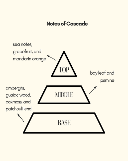Cascade | sea notes | Long lasting and fruity fragrance