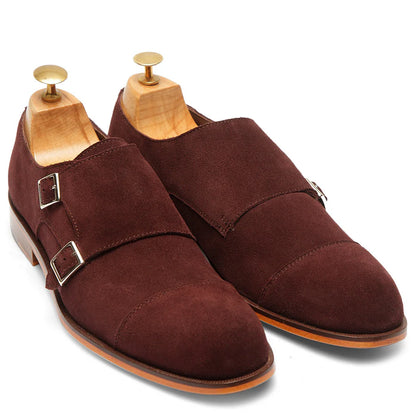 Spanish Cut Suede Dual Monkstraps