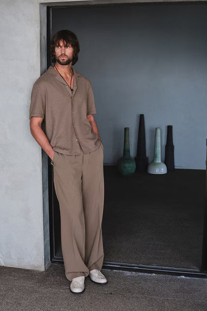 Regular Fit Jersey resort shirt