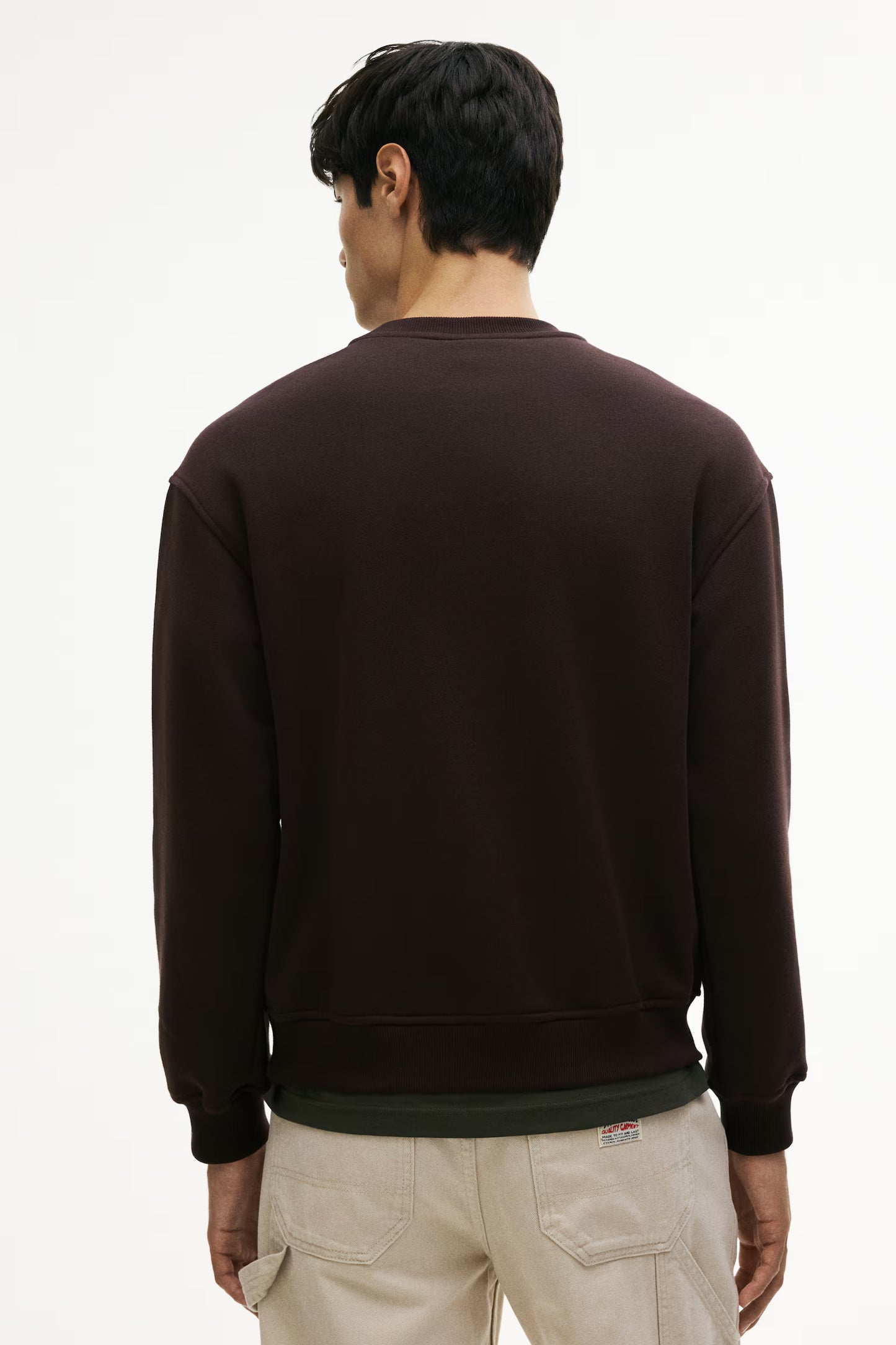 Loose Fit Sweatshirt ( Brown )