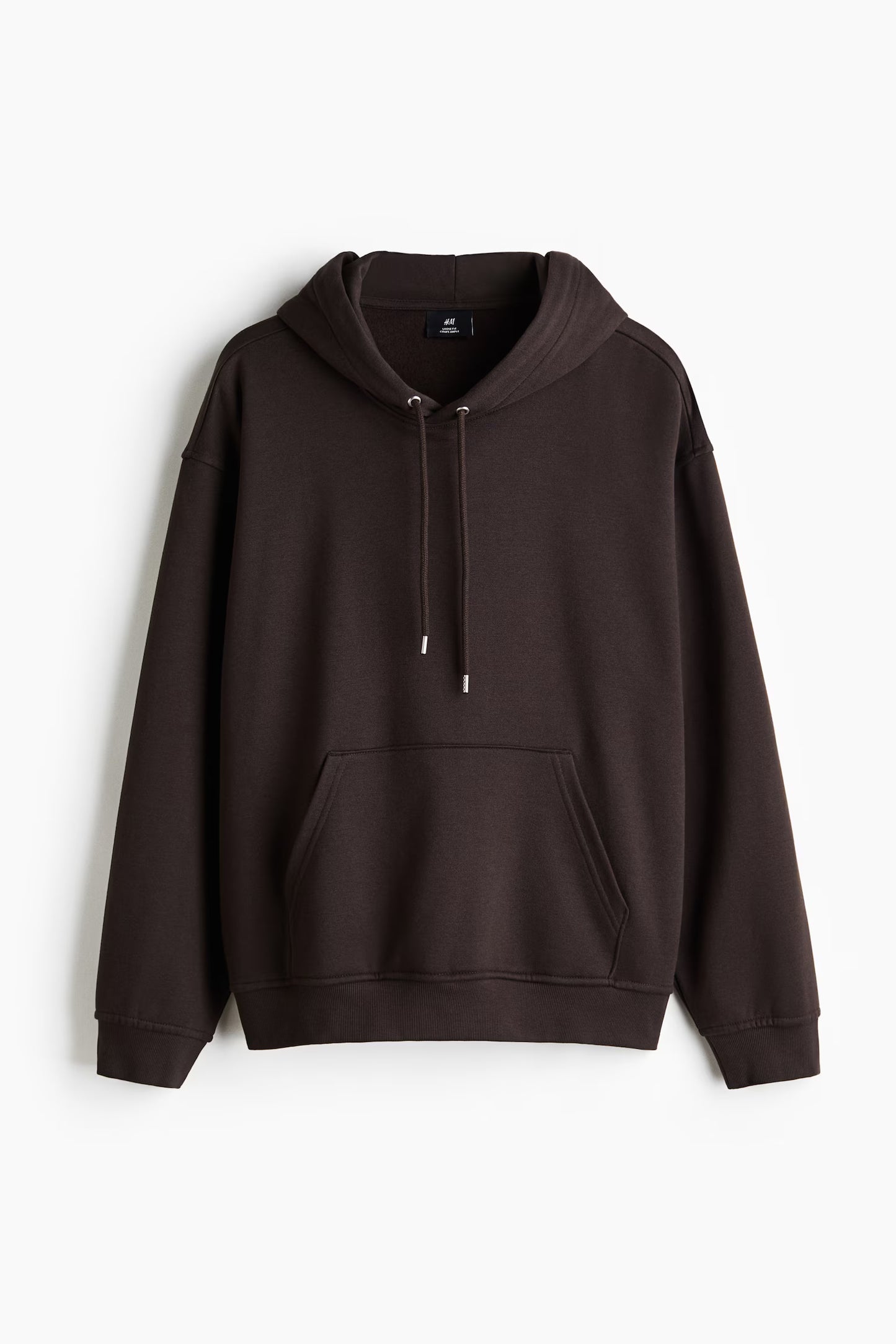 Loose Fit Hoodie ( Dark Brown )