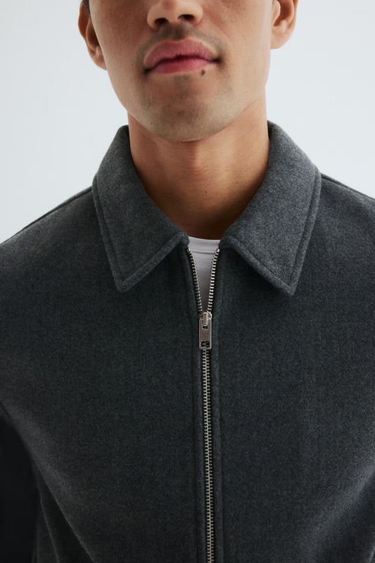 Regular Fit Felted overshirt