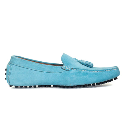 Gommino Suede Tassel Loafers (Limited Edition Sky Blue)