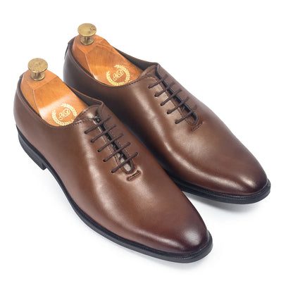 Classic Wholecut Derby (Tan)