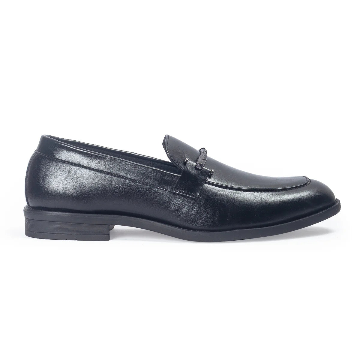 Italian Cut Knot Buckle Slipons (Black)
