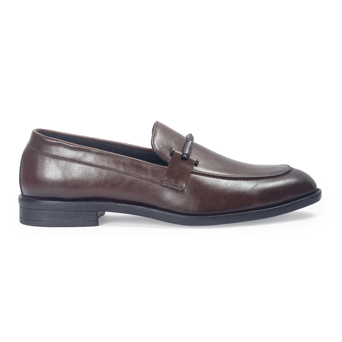 Italian Cut Knot Buckle Slipons (Brown)