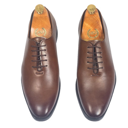 Classic Wholecut Derby (Tan)