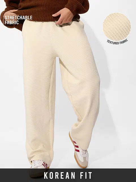 Korean Joggers: Off White