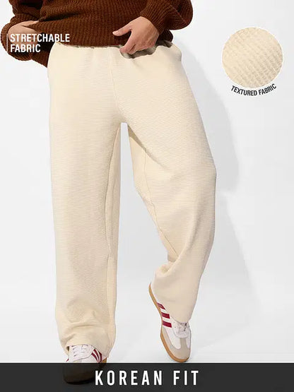 Korean Joggers: Off White