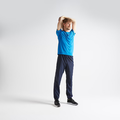 Men Gym Trackpants Joggers Slim Fit - Asphalt Blue