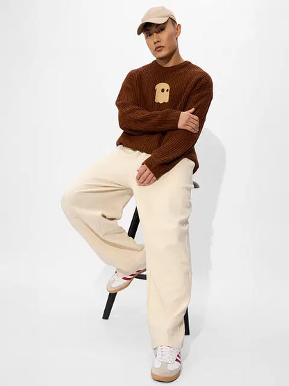 Korean Joggers: Off White