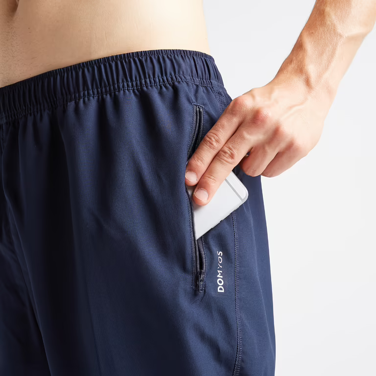 Men Gym Trackpants Joggers Slim Fit - Asphalt Blue