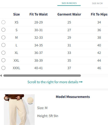 Korean Joggers: Off White