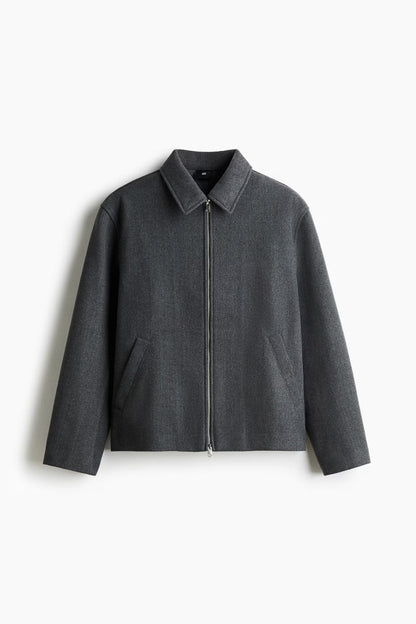 Regular Fit Felted overshirt
