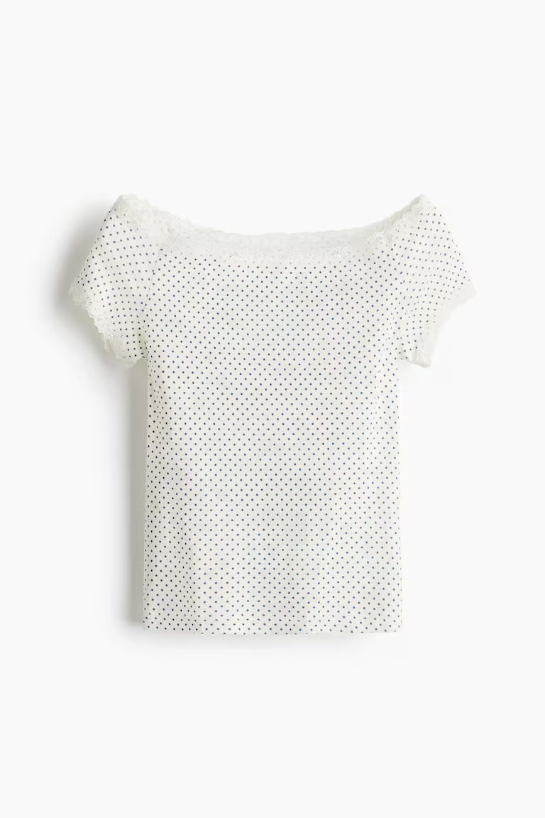 Off-the-shoulder top