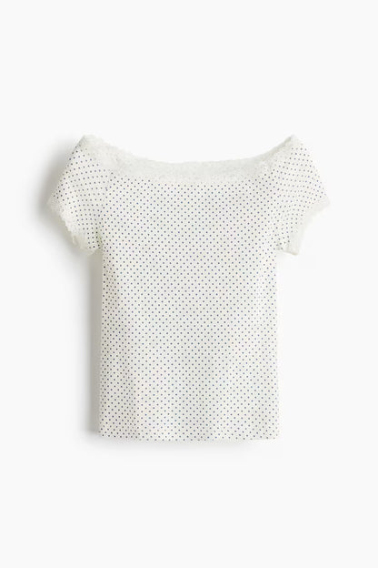 Off-the-shoulder top