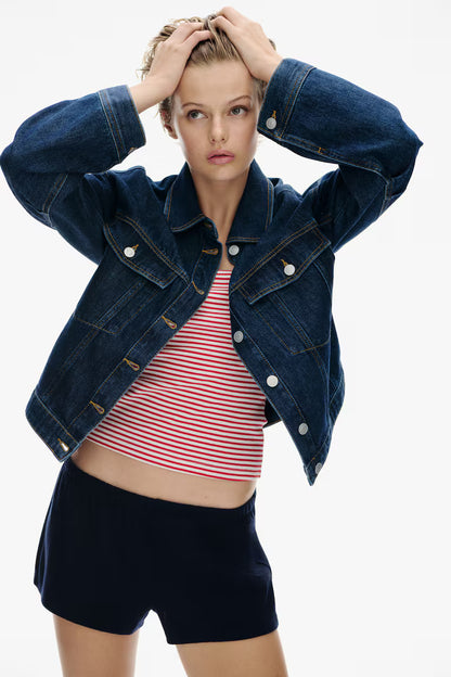 Jersey pull-on shorts