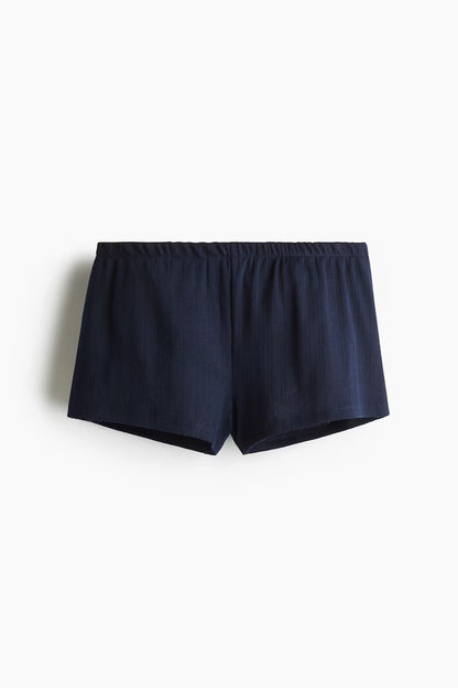 Jersey pull-on shorts