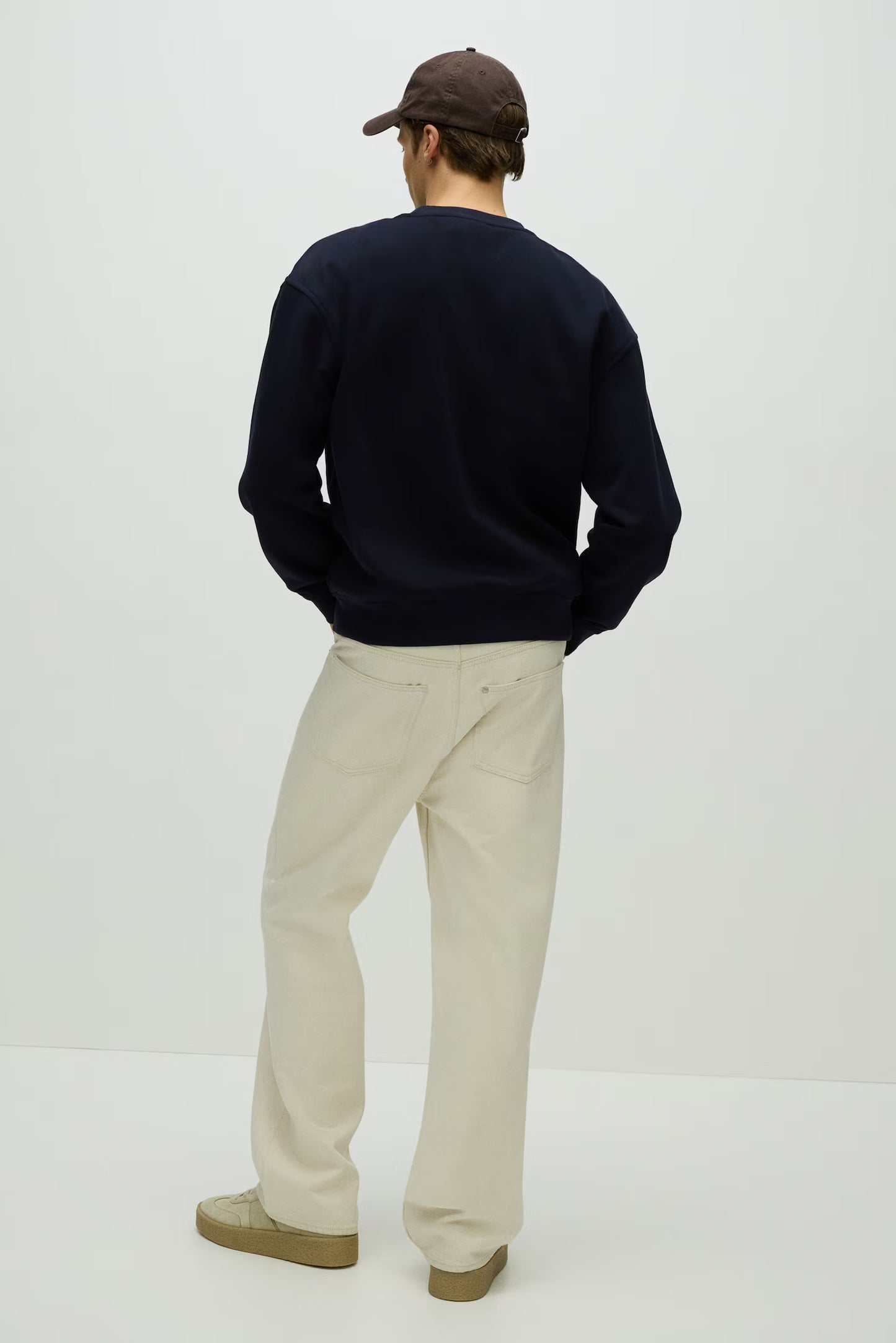 Loose Fit Sweatshirt ( Dark Blue )