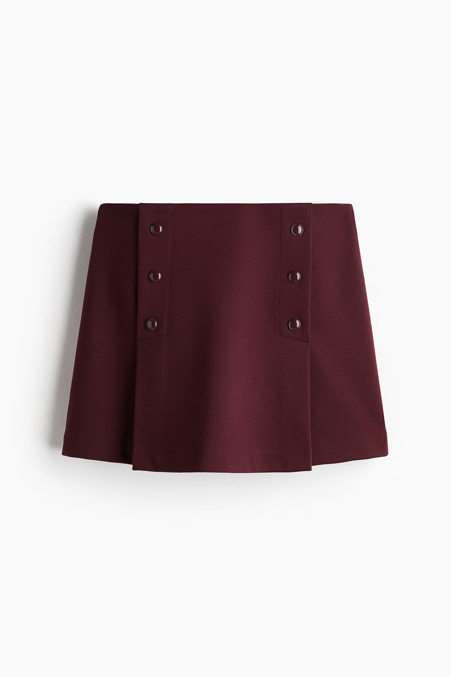 Button-front skort