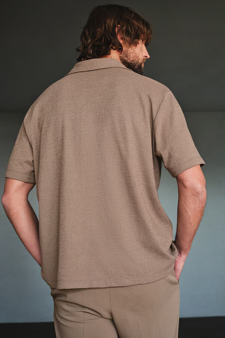 Regular Fit Jersey resort shirt