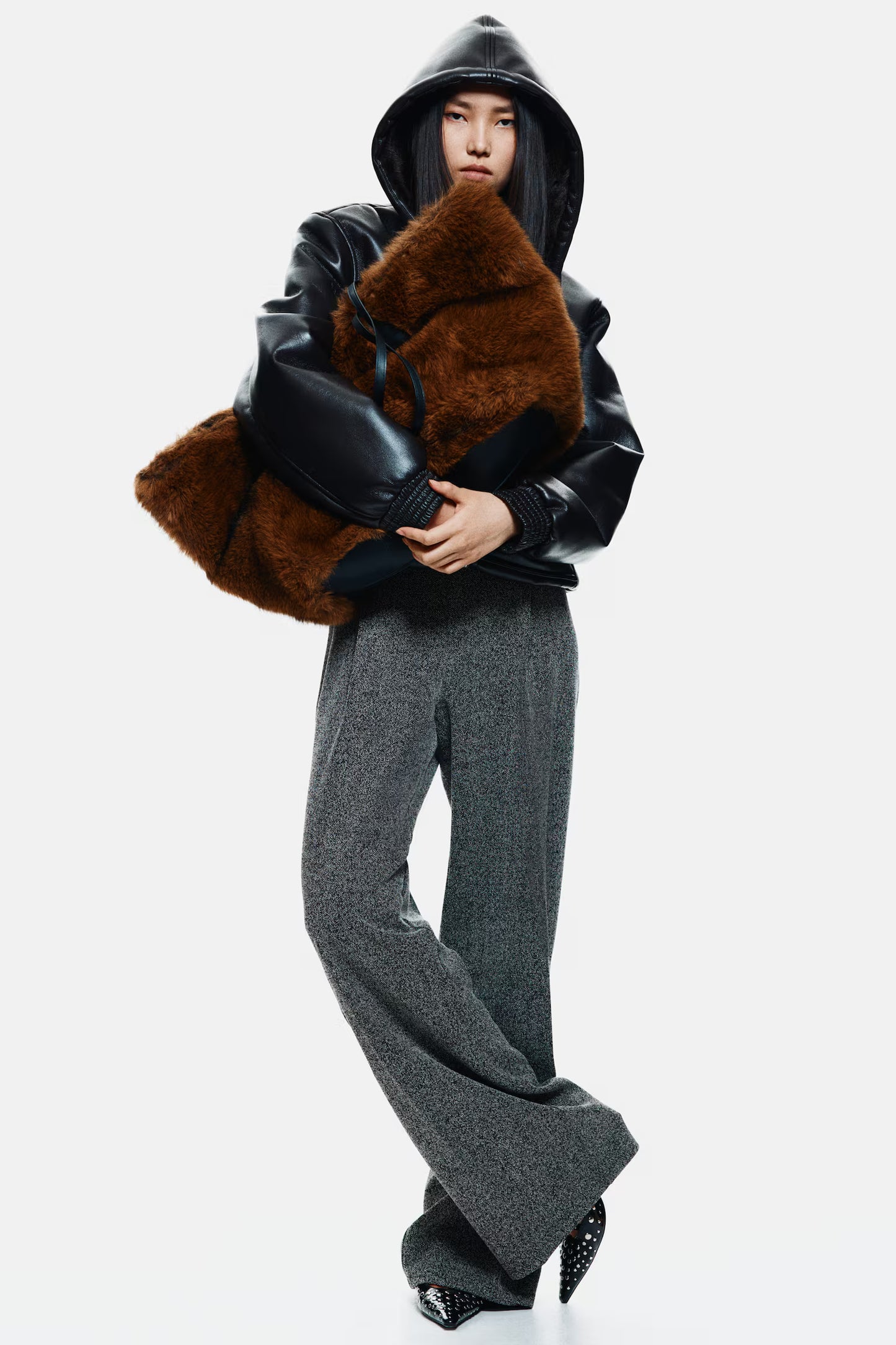 Pleat-front trousers