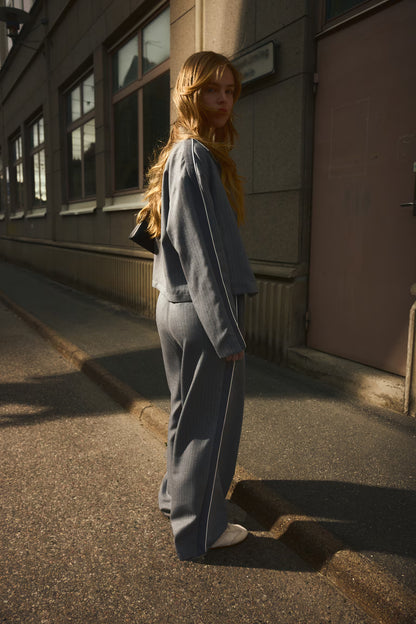 Wide drawstring trousers