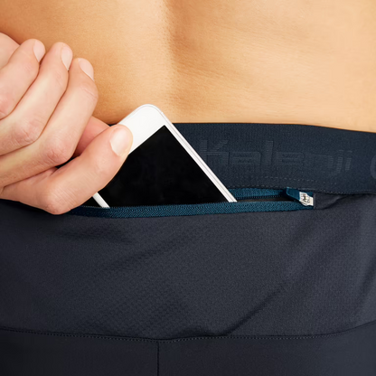 Quick Dry, 3 Pocket, Jog Fit-Mens Running Trackpant Dark Blue