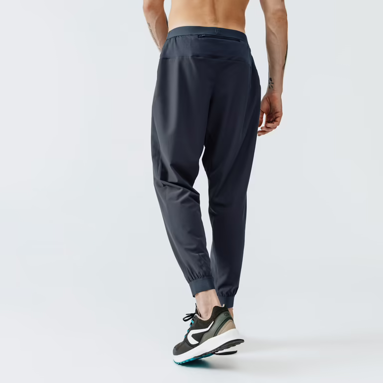 Quick Dry, 3 Pocket, Jog Fit-Mens Running Trackpant Dark Blue