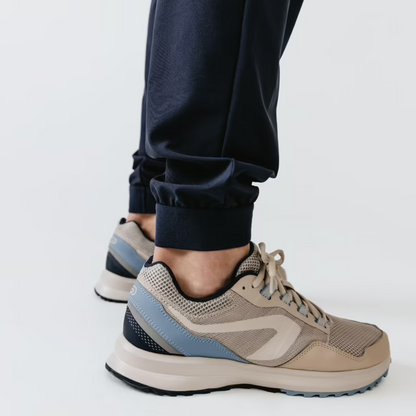 Quick Dry, 3 Pocket, Jog Fit-Mens Running Trackpant Dark Blue