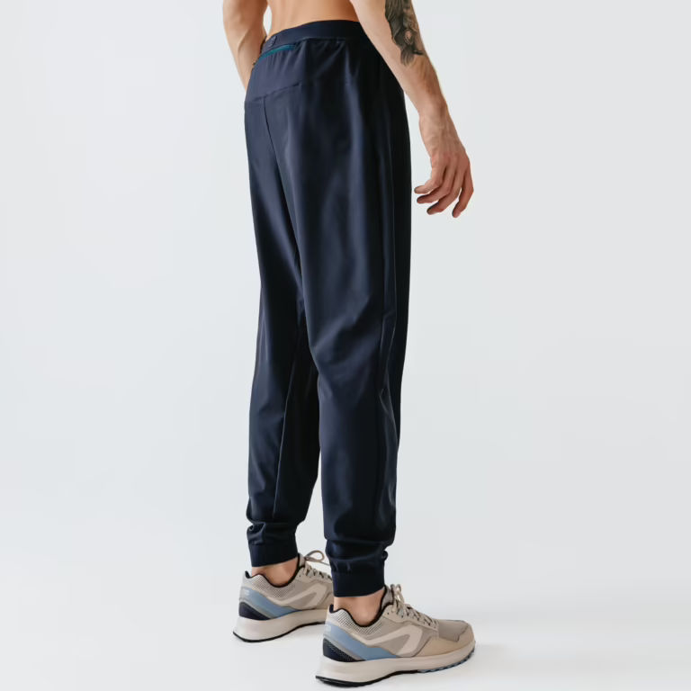 Quick Dry, 3 Pocket, Jog Fit-Mens Running Trackpant Dark Blue