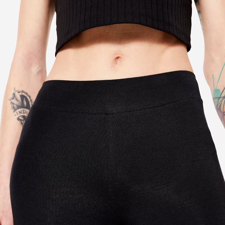 Women's Trackpants for Gym 7/8 500-Black