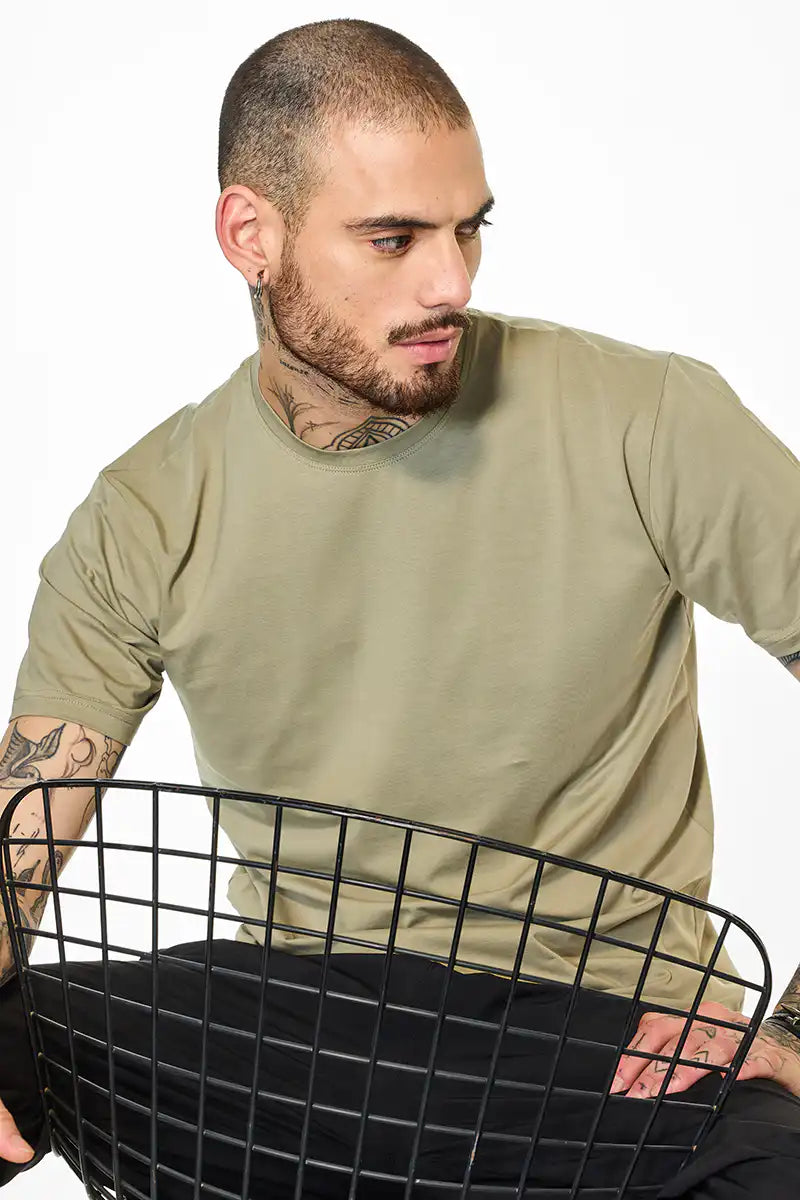 Slim Fit Stretch Core Lab Sage T-Shirt
