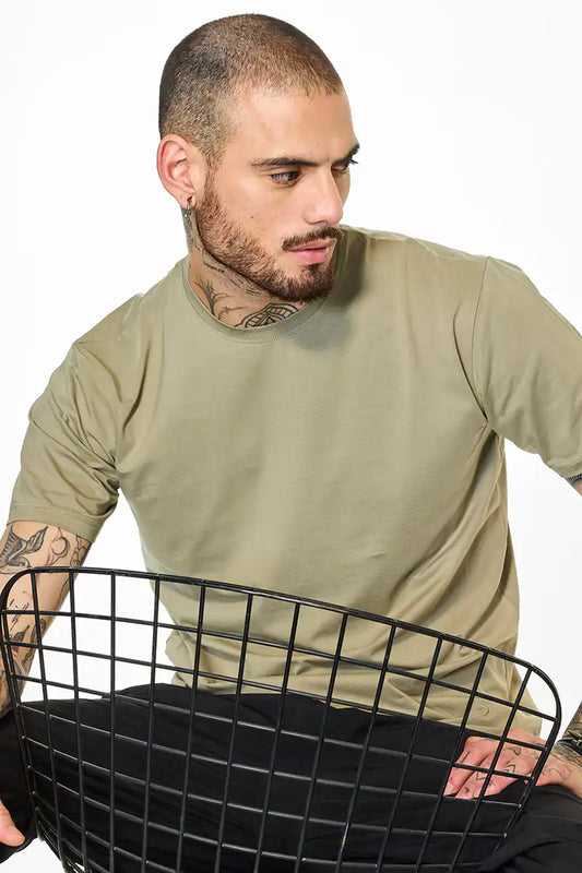Slim Fit Stretch Core Lab Sage T-Shirt