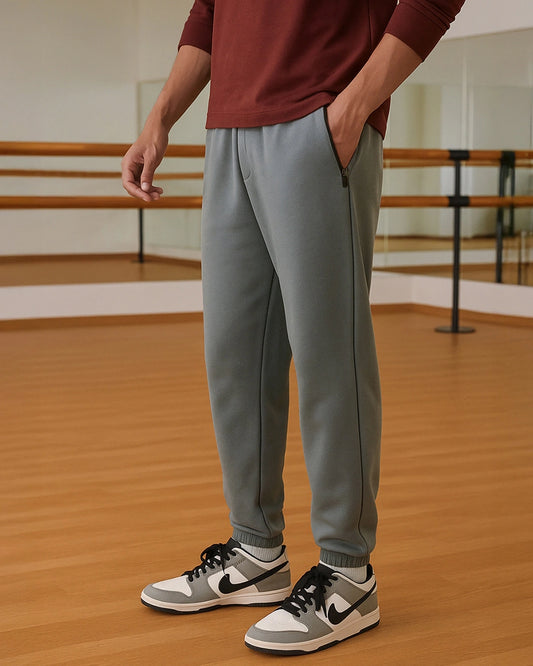 Men's Charcoal Grey Oversized Joggers