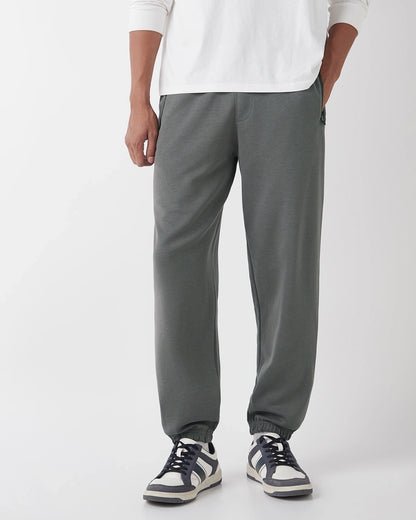 Men's Charcoal Grey Oversized Joggers