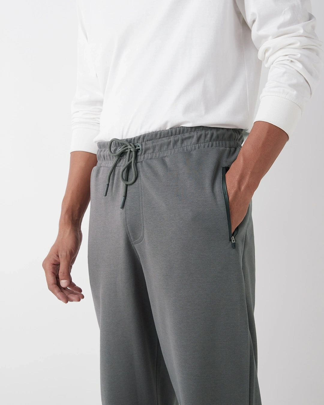 Men's Charcoal Grey Oversized Joggers