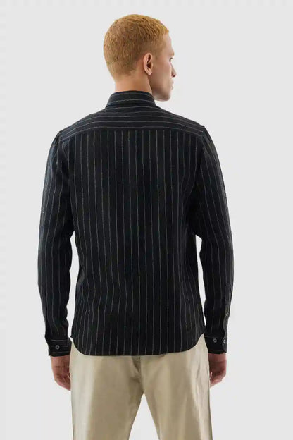 Black Stripes Regular Fit Shirt